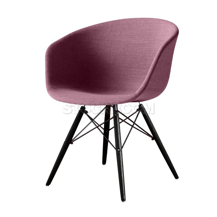 Leona Dining Armchair - Full Fabric Dining Chair