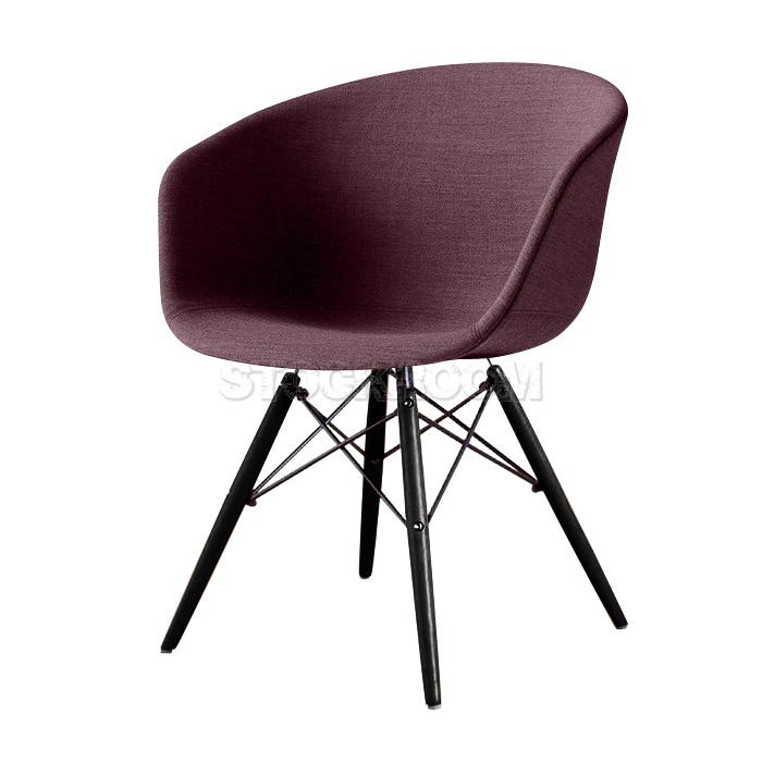 Leona Dining Armchair - Full Fabric Dining Chair