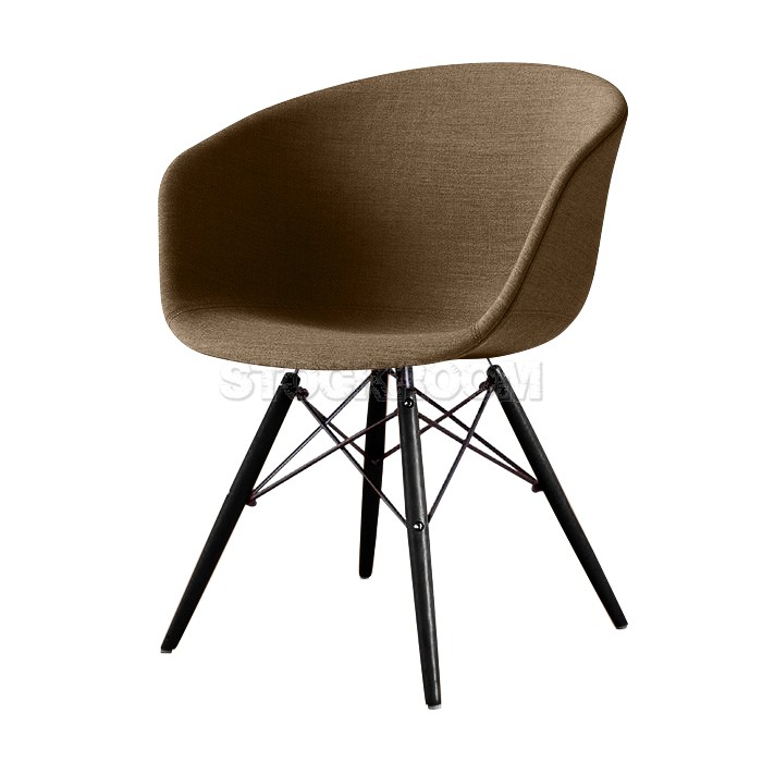 Leona Dining Armchair - Full Fabric Dining Chair