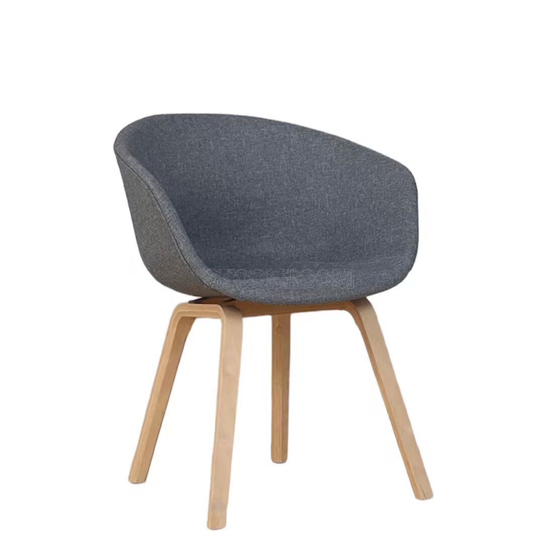 Leona II Fabric Armchair Dining Chair