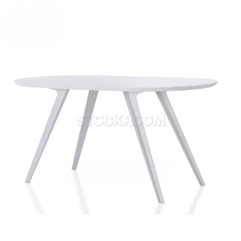 Leonor Style Dining Table - White