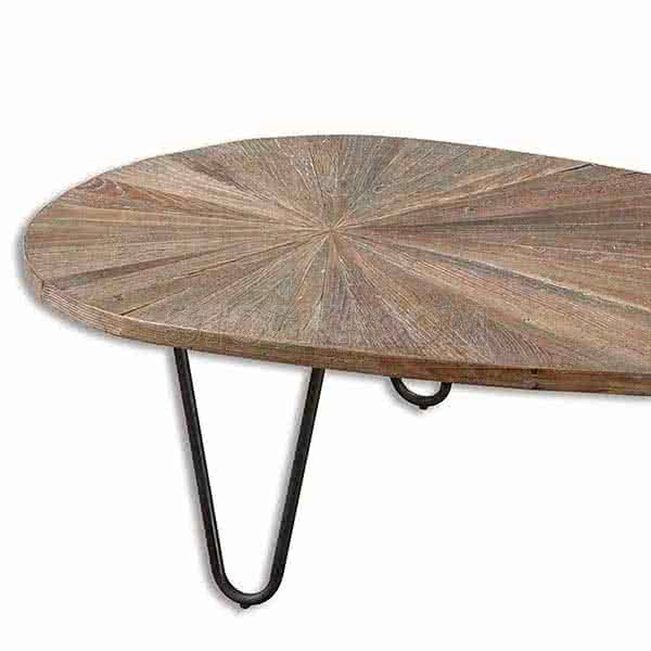 Levani Industrial Style Hairpin Coffee Table