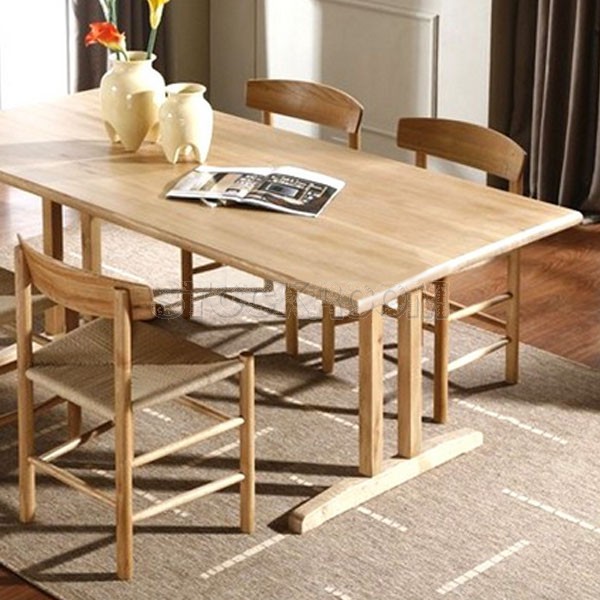 Liam Solid Oak Wood Dining Table