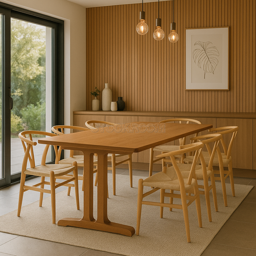 Liam Solid Wood Dining Table