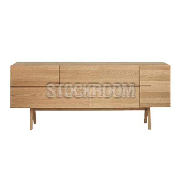 Liona Solid Oak TV cabinet