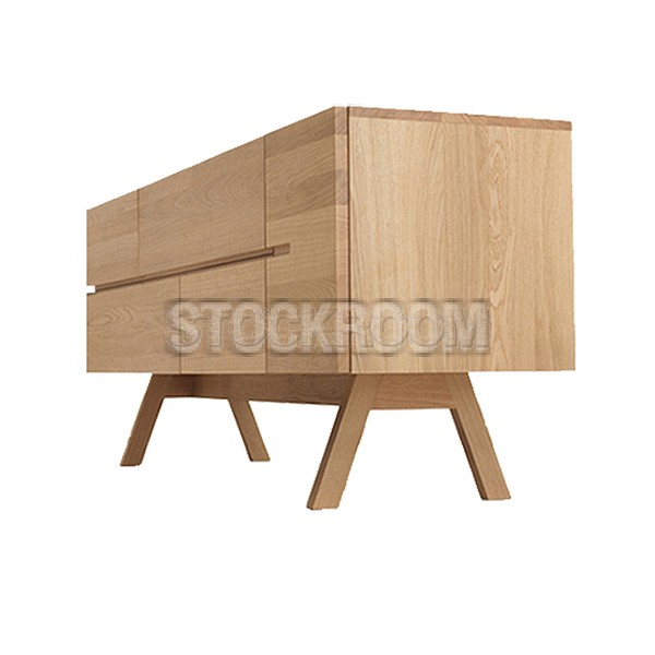 Liona Solid Oak TV cabinet