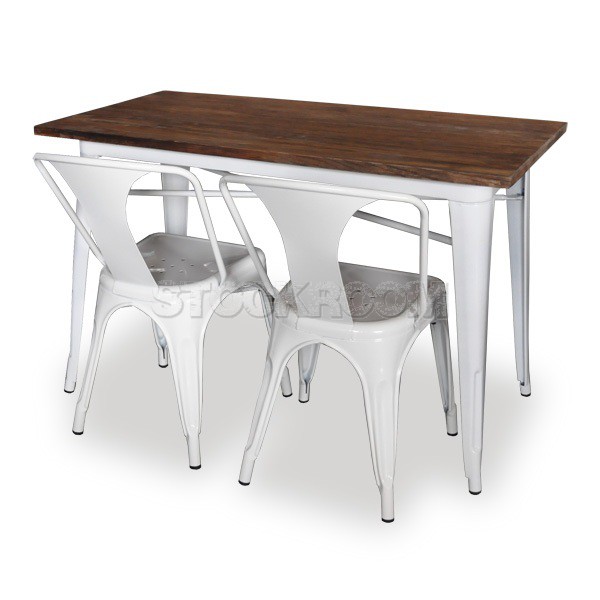 Tolix Style Industrial Dining Table