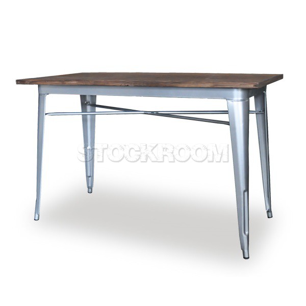 Tolix Style Industrial Dining Table