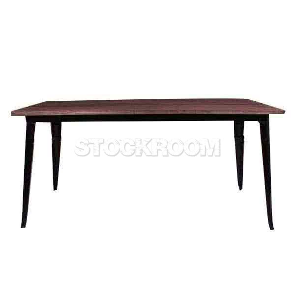 Tolix Style Industrial Dining Table