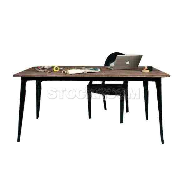 Tolix Style Industrial Dining Table