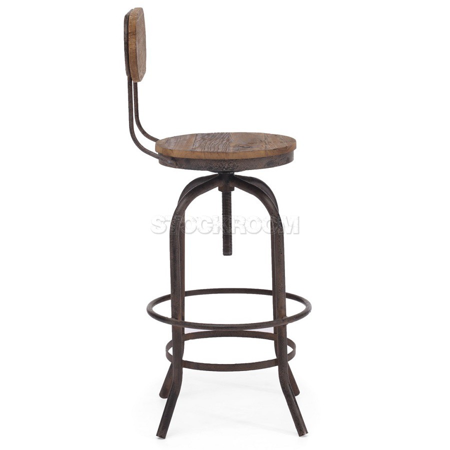 Loft Style Industrial Adjustable Bar Chair