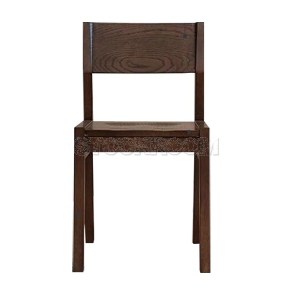 Logs Solid Oak Wood Dining Chair