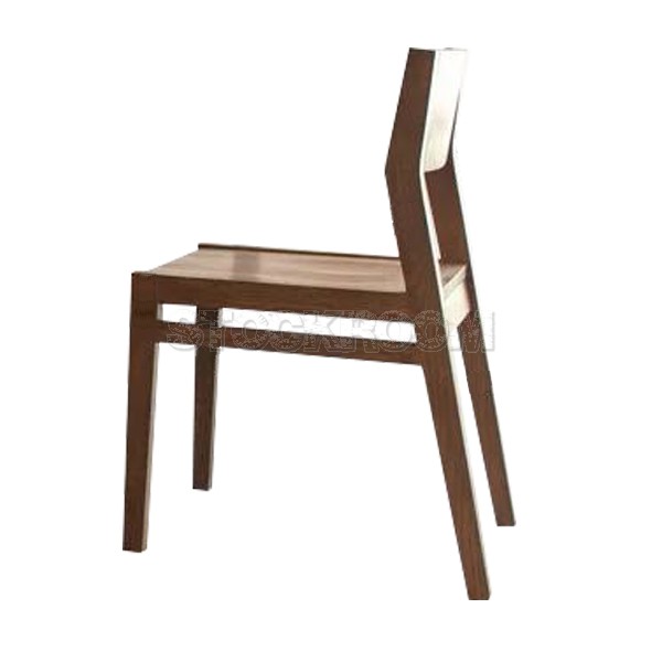 Logs Solid Oak Wood Dining Chair