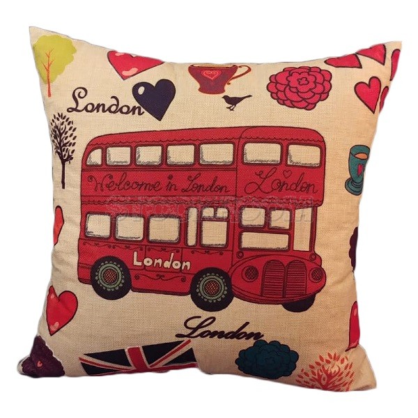 London Bus decoration Cushion