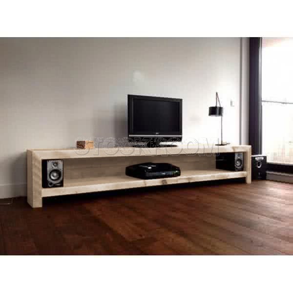 Lonny Solid Wood Coffee Table / TV Cabinet