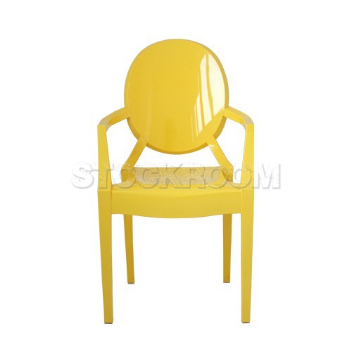 Louis Ghost style Armchair - Stackable