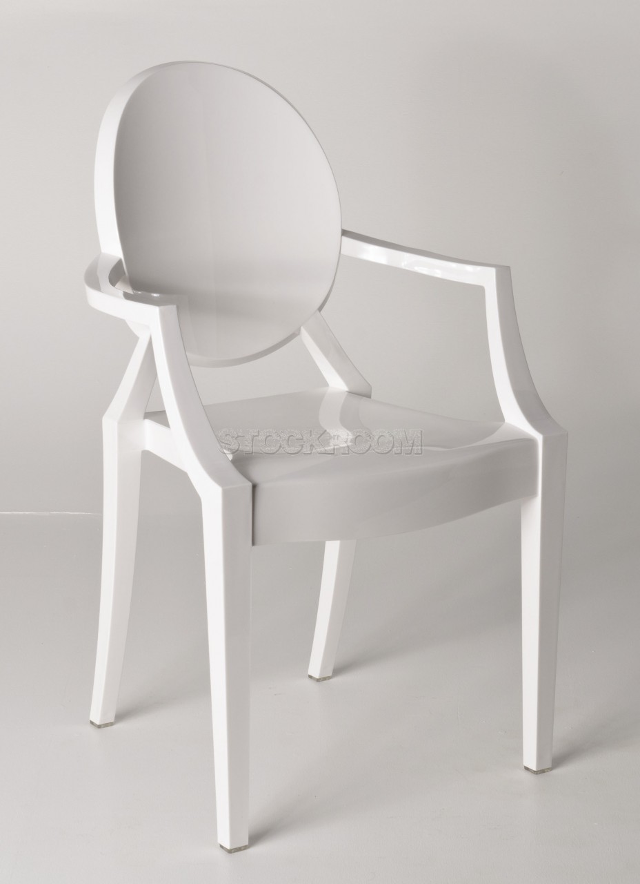 Louis Ghost style Armchair - Stackable