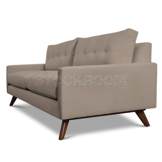 Lucas Fabric / Leather Sofa - 2 & 3 Seater