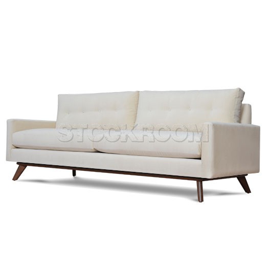 Lucas Fabric / Leather Sofa - 2 & 3 Seater