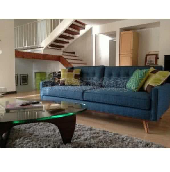 Lucas Fabric / Leather Sofa - 2 & 3 Seater