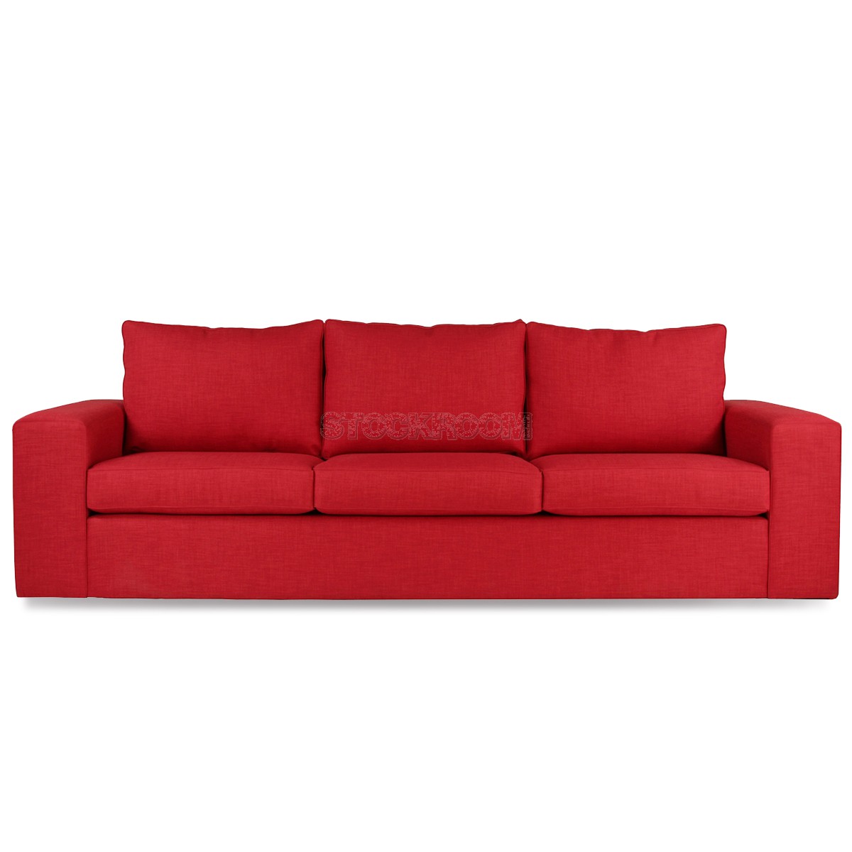 Valeria Fabric Feather Down Sofa - 3 seater