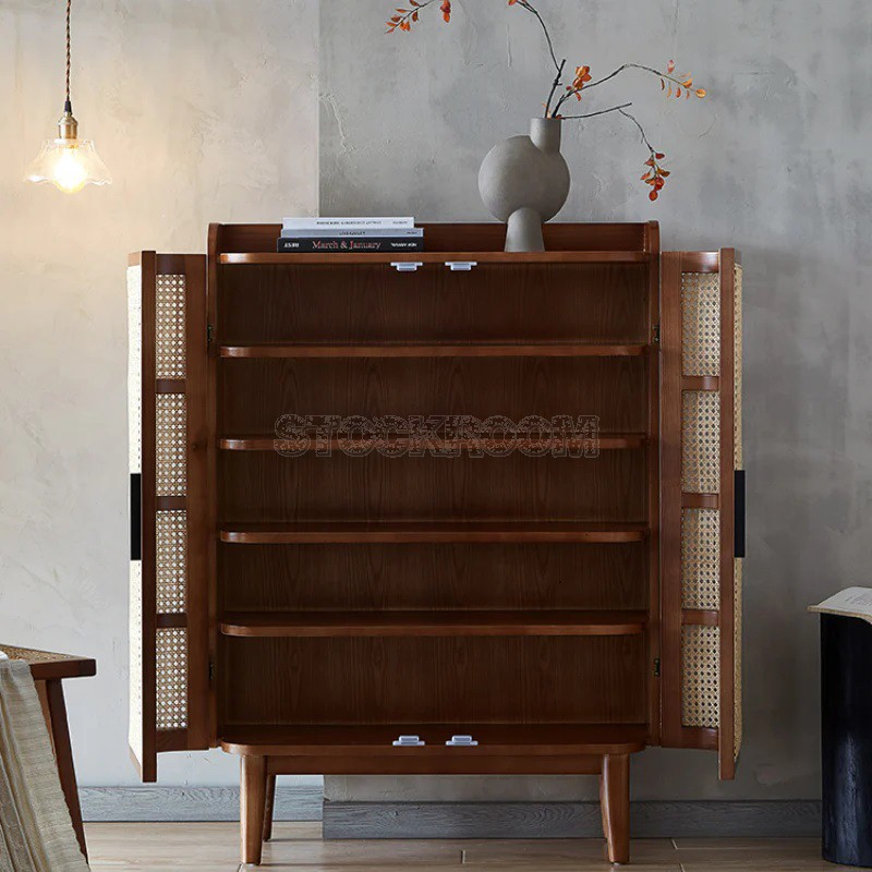 Lumini Rattan Shoe Cabinet