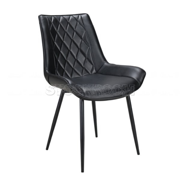 Luxor Upholstered Black Dining Chair