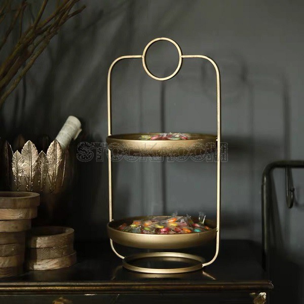 Luxury Metal Storage Display Tray