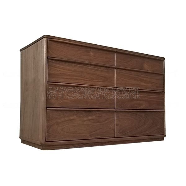 Macklin Solid Oak Wood Chest of Drawers