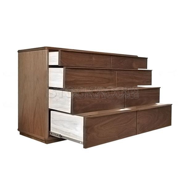 Macklin Solid Oak Wood Chest of Drawers