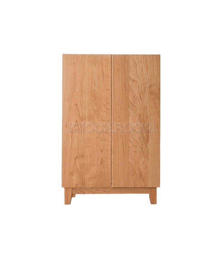 Madison Solid Oak Wood Shoes Cabinet