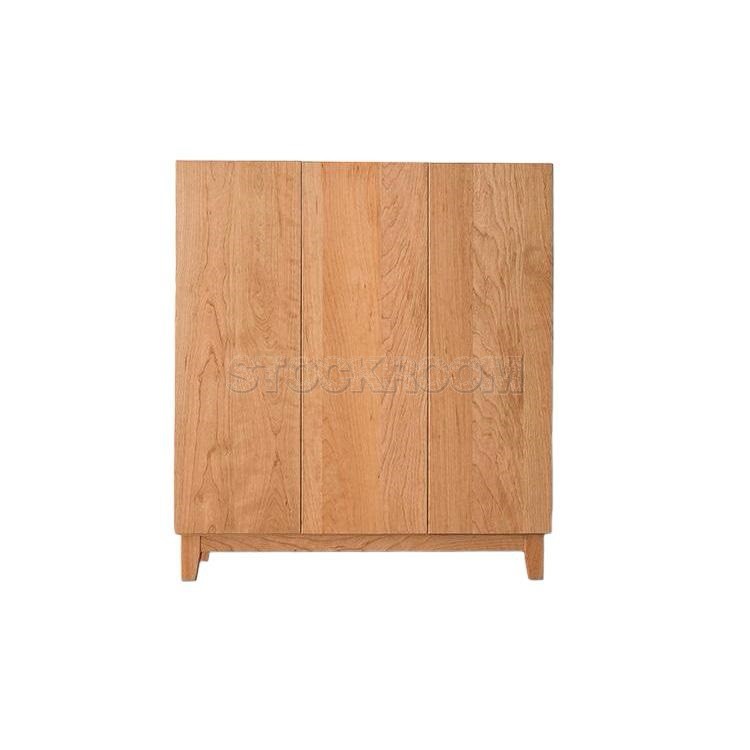 Madison Solid Oak Wood Shoes Cabinet