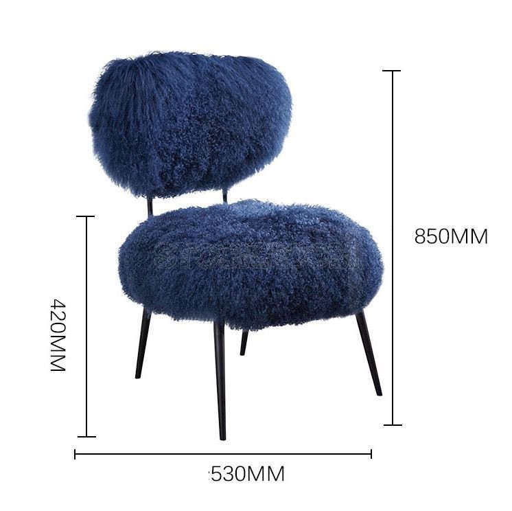 Maira Style Fur Lounge Chair