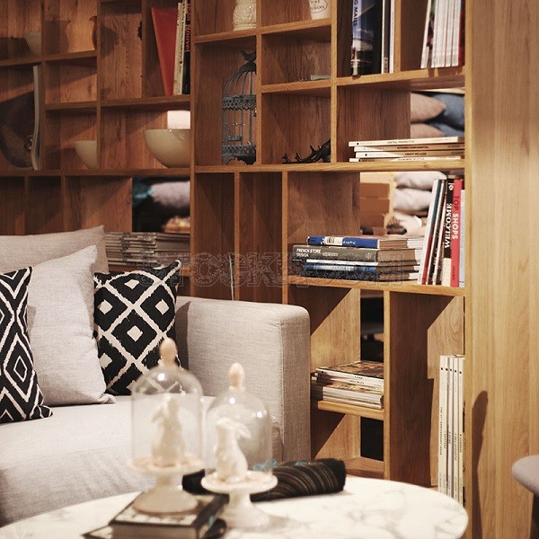 Majestic Solid Oak Wood Bookshelves