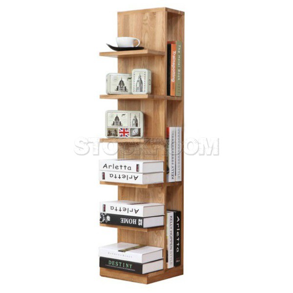 Majesto Solid Oak Wood Bookshelves