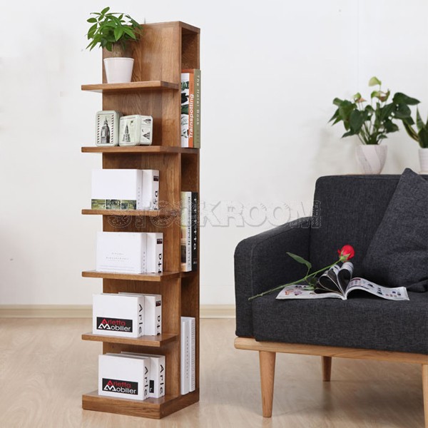 Majesto Solid Oak Wood Bookshelves