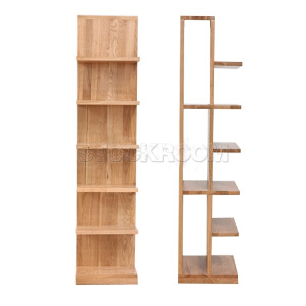 Majesto Solid Oak Wood Bookshelves