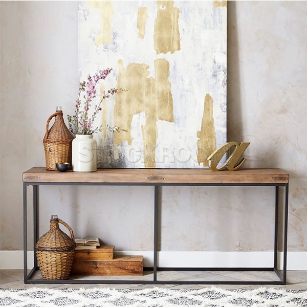 Malcolm Industrial Console Table