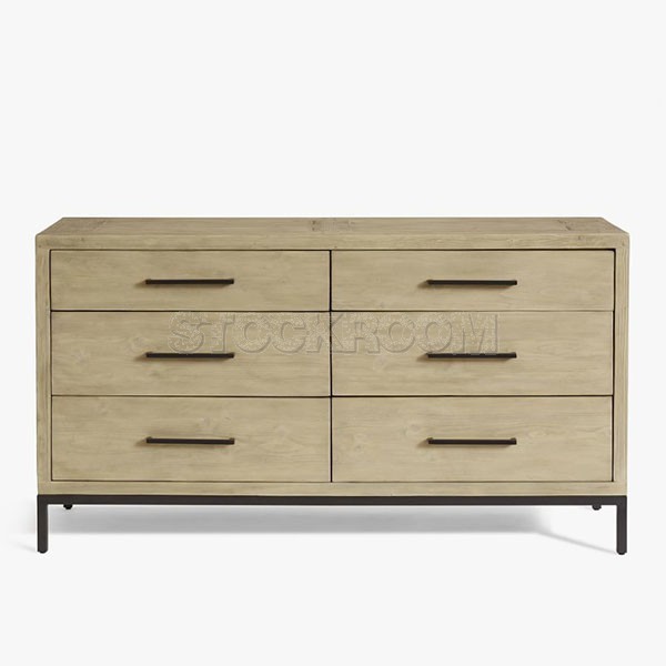 Malcolm Industrial Style Cabinet / Sideboard