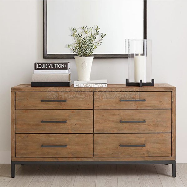 Malcolm Industrial Style Cabinet / Sideboard