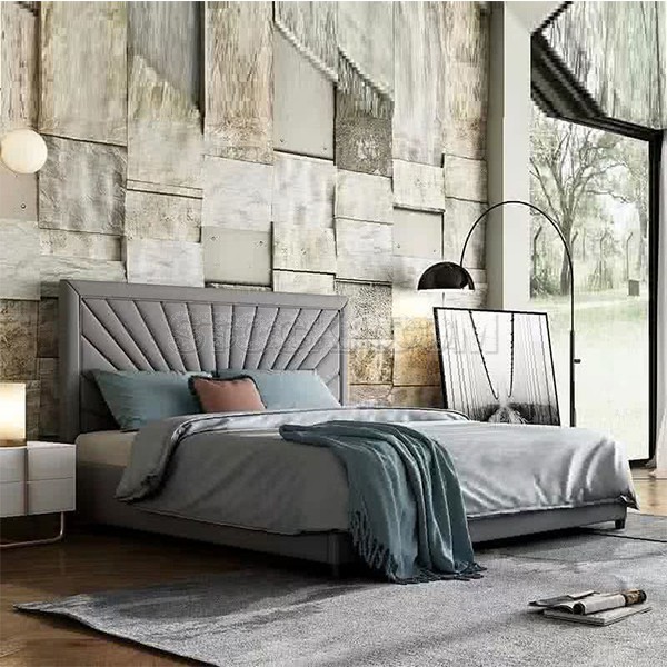 Mandi Fabric Upholstered Bed Frame