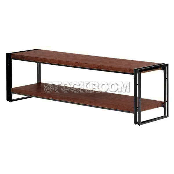 Manhattan Vintage Industrial Style Solid Wood Coffee Table / TV Cabinet by Stockroom