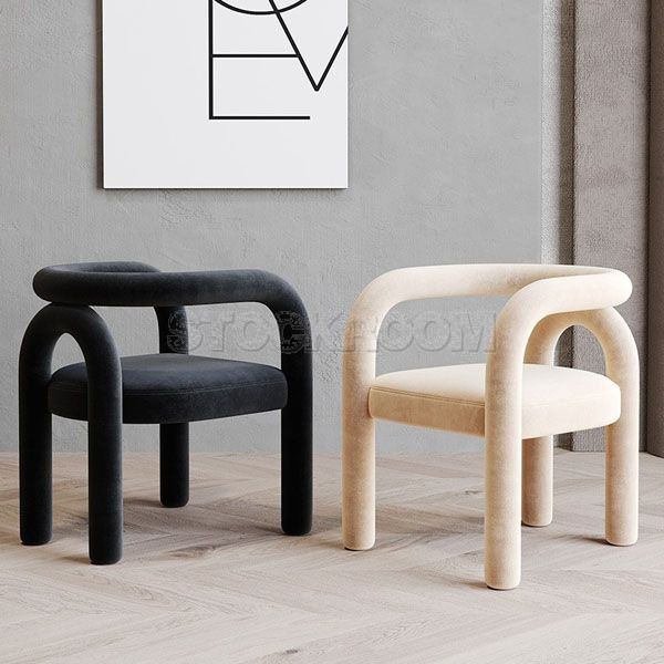 Manson Style Modern Velvet Dining Chair