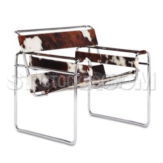 Marcel Breuer Wassily Style Chair - Cowhide