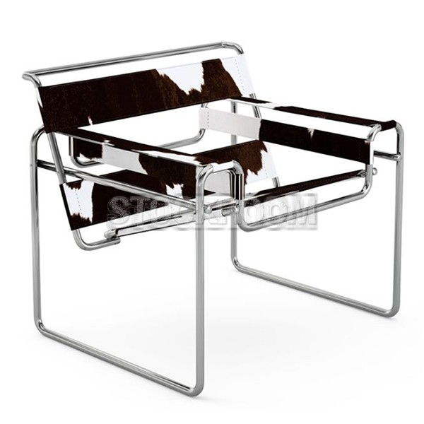 Marcel Breuer Wassily Style Chair - Cowhide