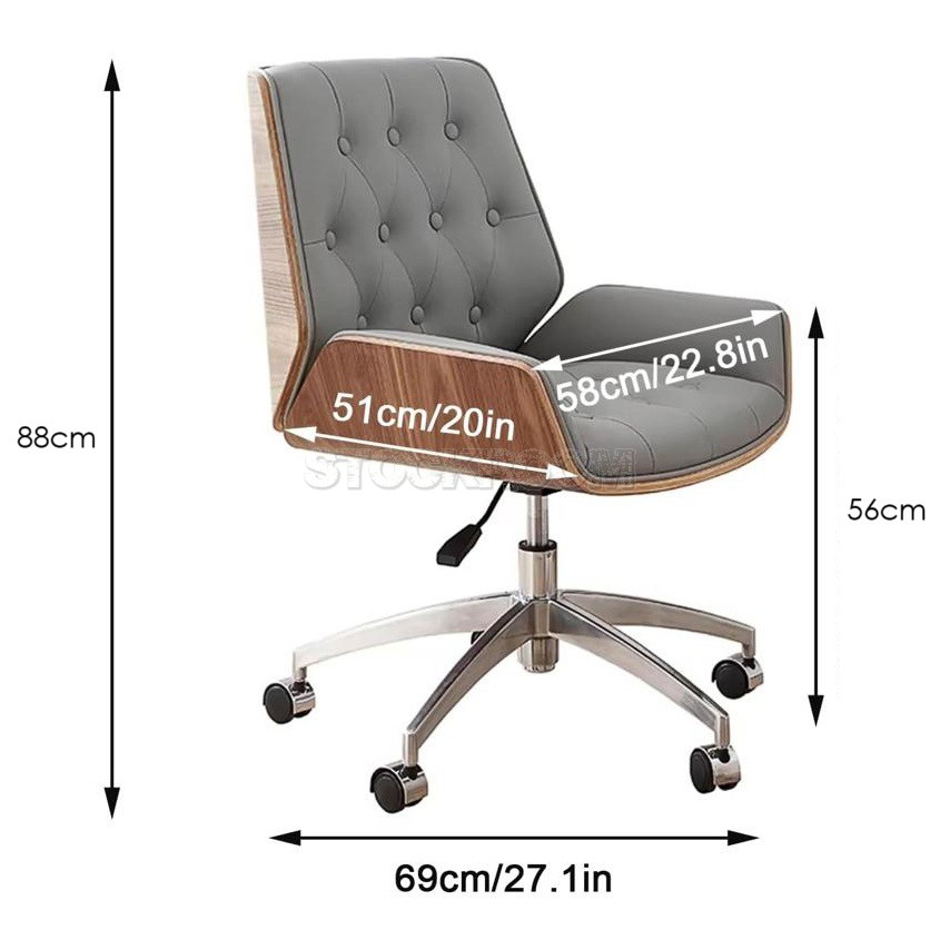 Marco Office Buttoned Lowback Lobby Ergonomic Office Chair