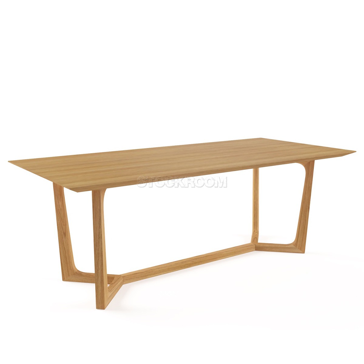 Mari Solid Oak Wood Dining Table