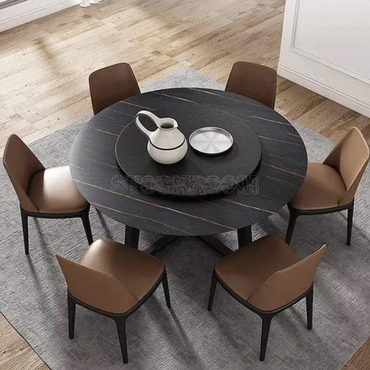 Marina Round Sintered Stone Dining Table