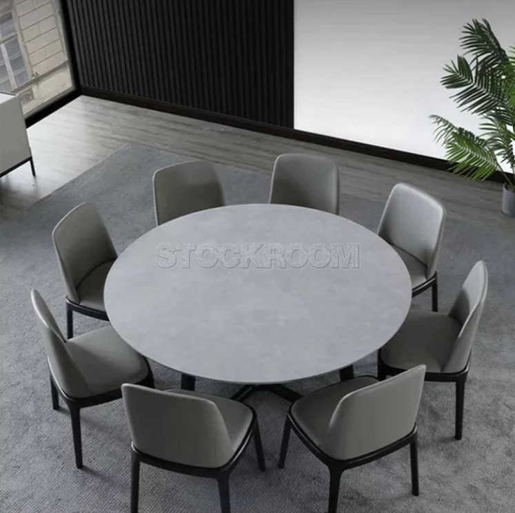 Marina Round Sintered Stone Dining Table