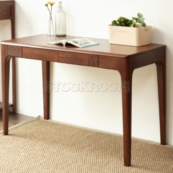 Martin Solid Oak Desk - Oak or Walnut Finish - More Sizes